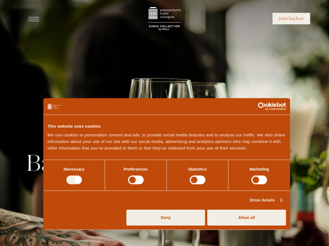 Website-Screenshot von Bar Botanik