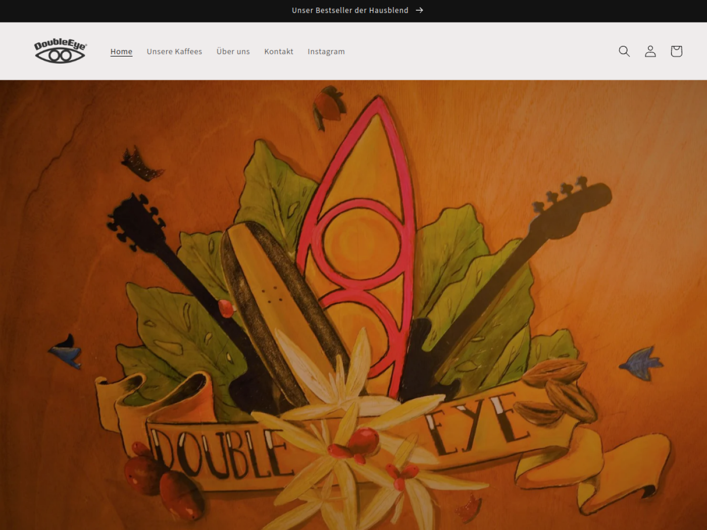 Website-Screenshot von DoubleEye