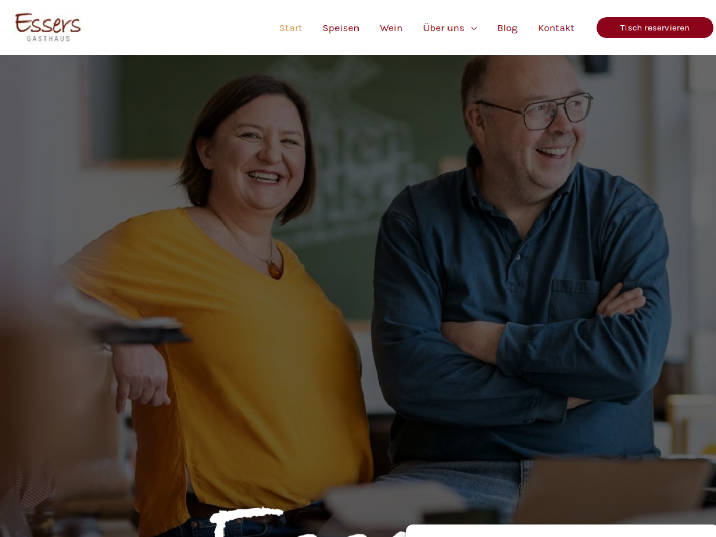 Website-Screenshot von Essers