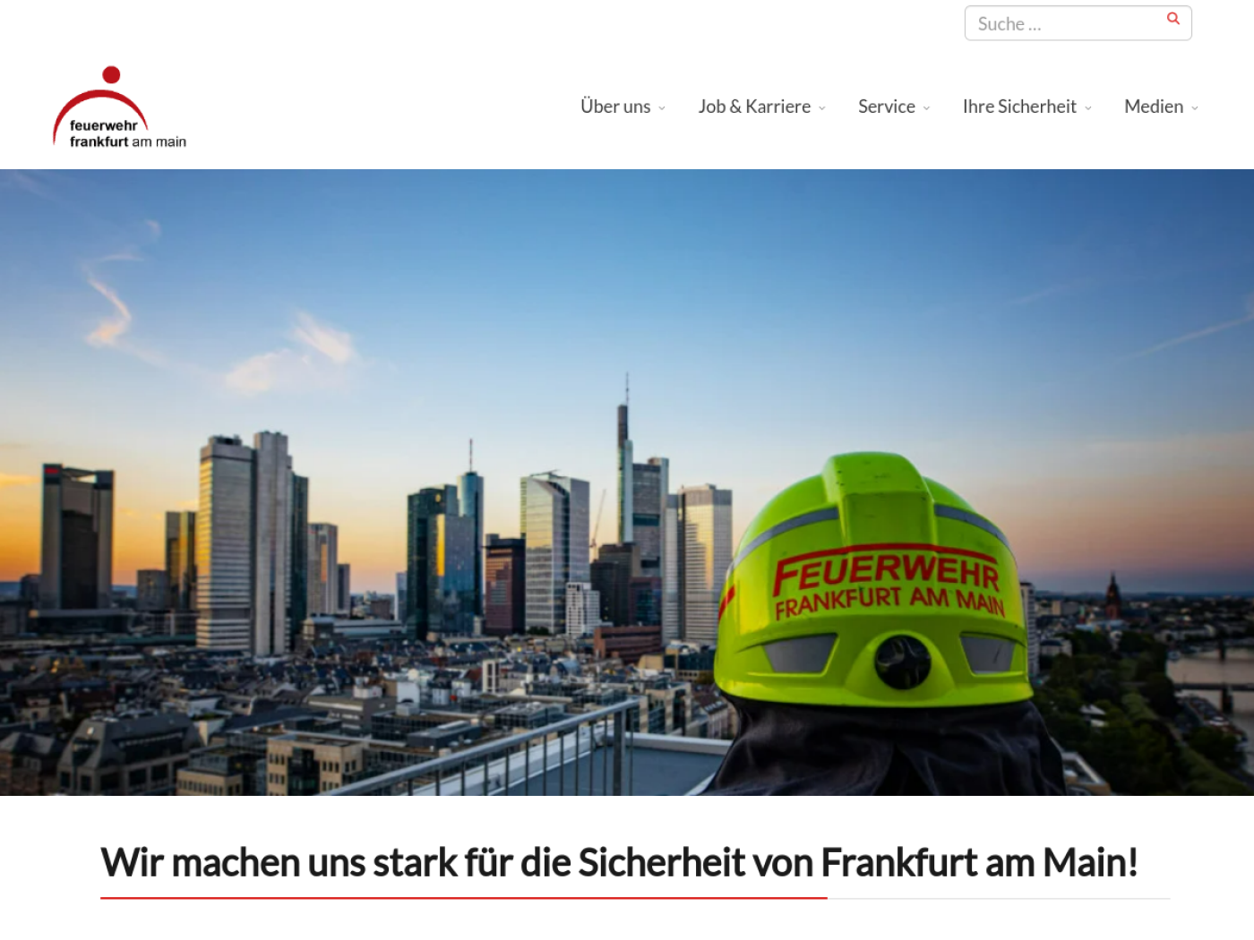 Website-Screenshot von Feuerwache 21 / Bereichswache 21
