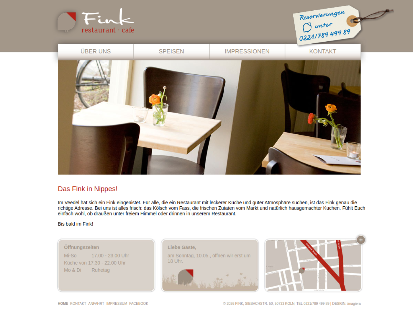 Website-Screenshot von Fink