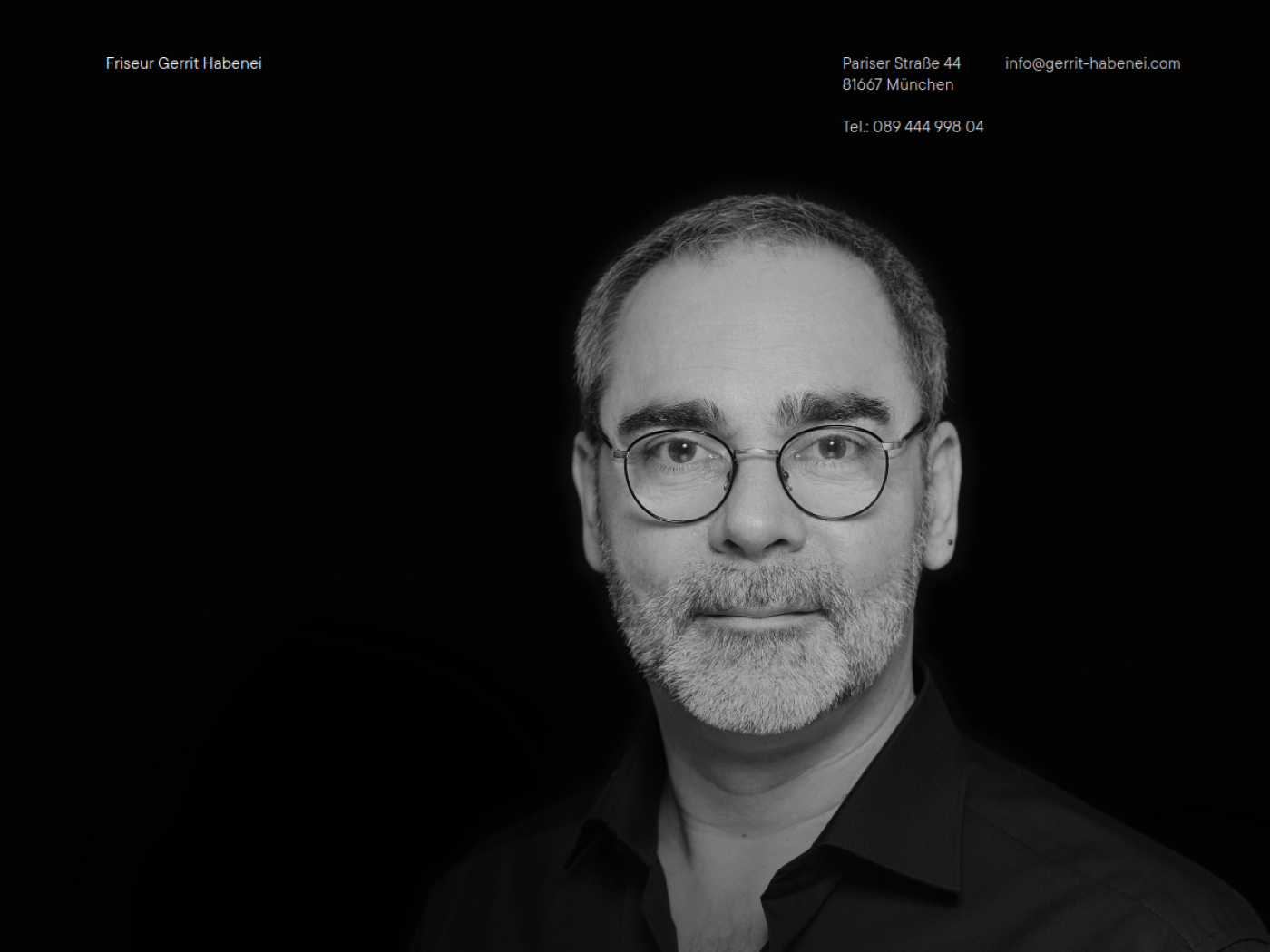 Website-Screenshot von Gerrit Habenei