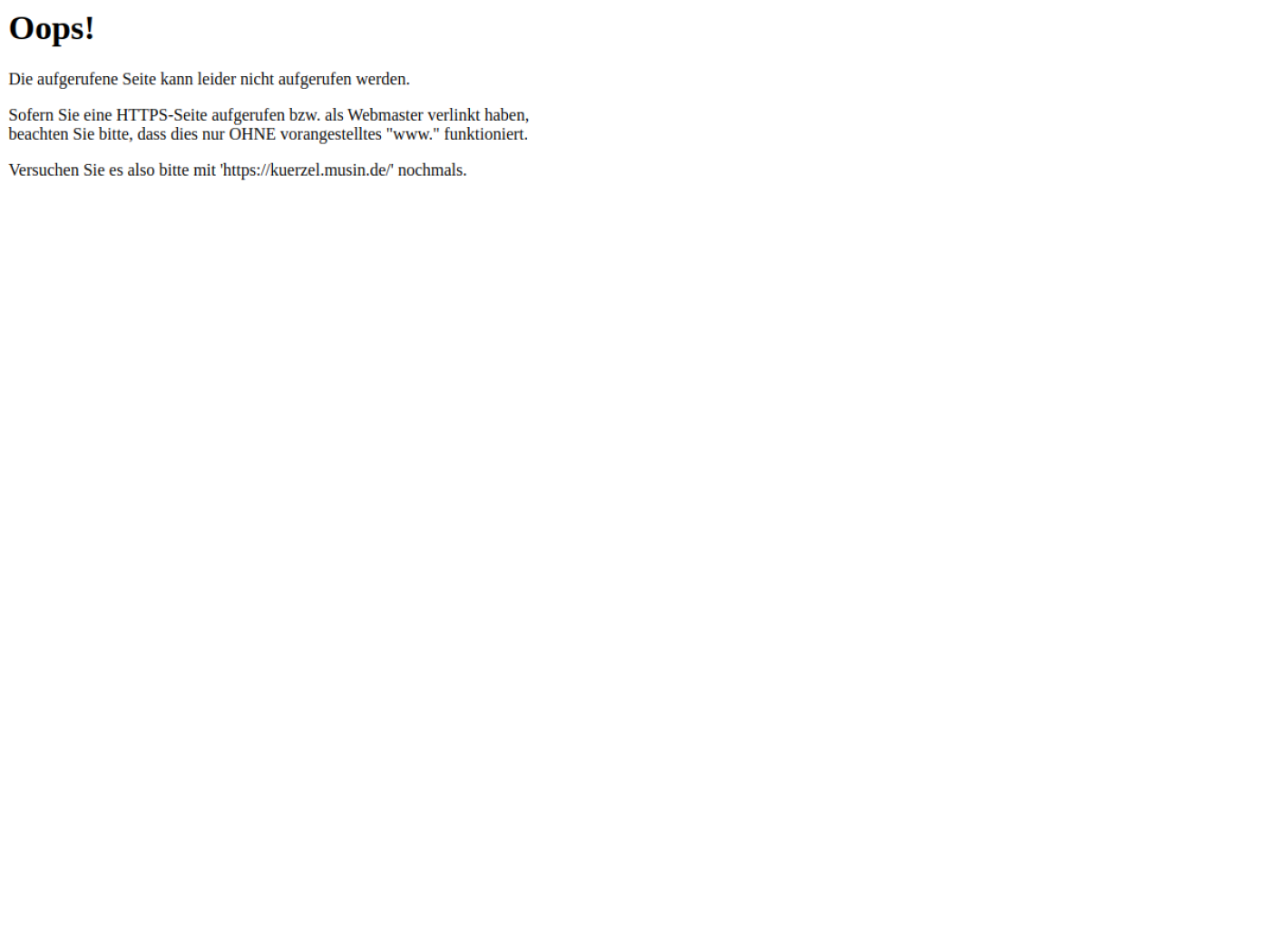 Website-Screenshot von Gisela-Gymnasium