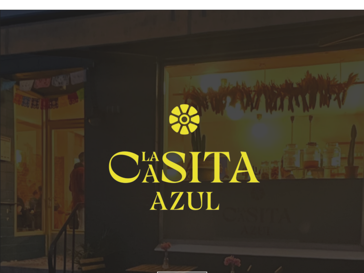 Website-Screenshot von La Casita Azul