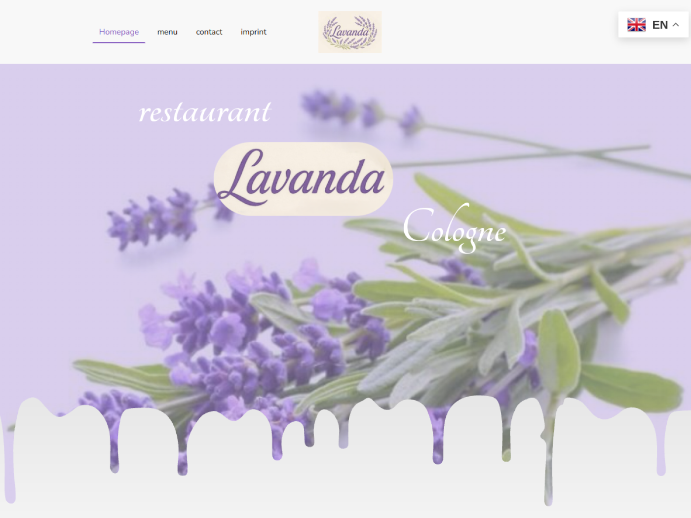 Website-Screenshot von Lavanda