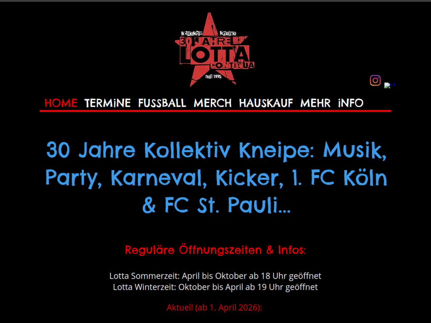 Website-Screenshot von Lotta