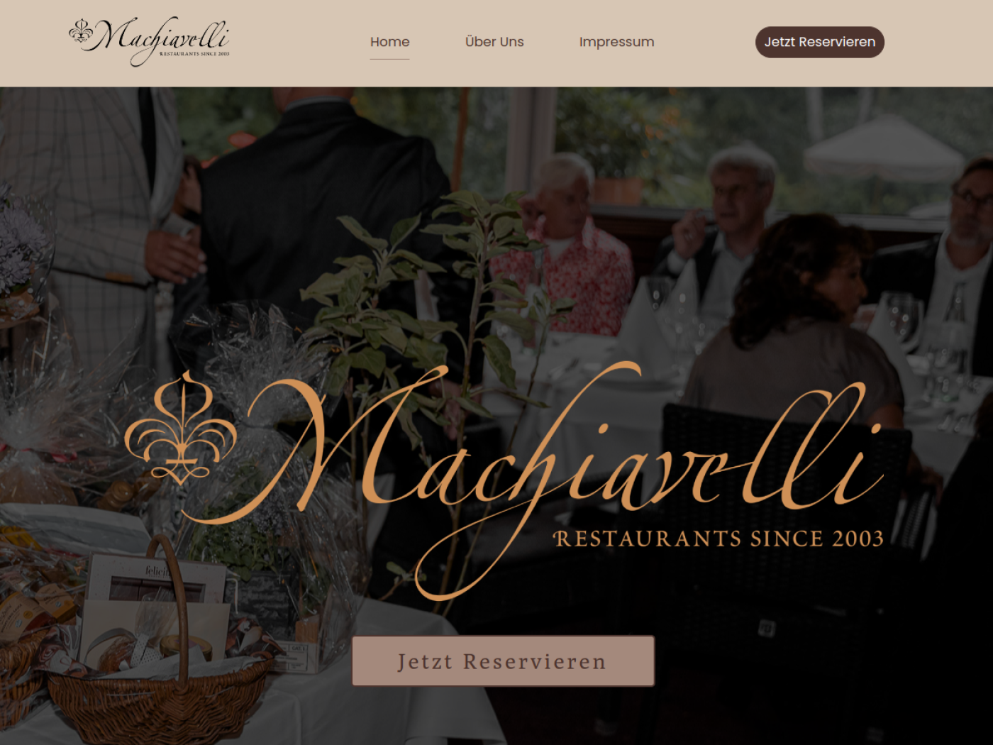 Website-Screenshot von Machiavelli