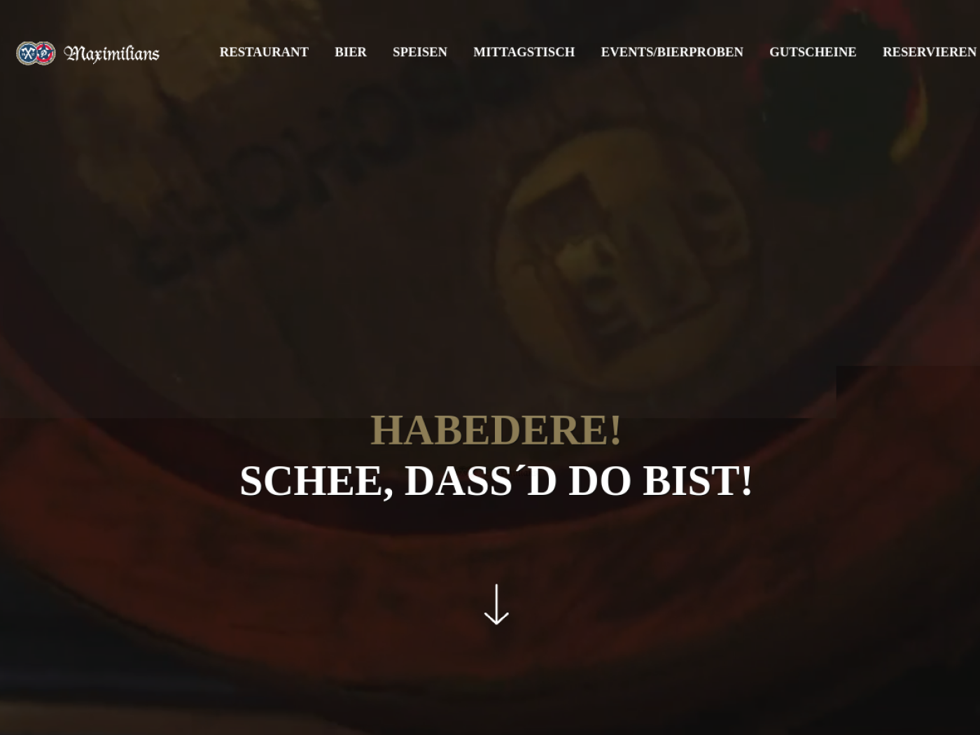 Website-Screenshot von Maximilians