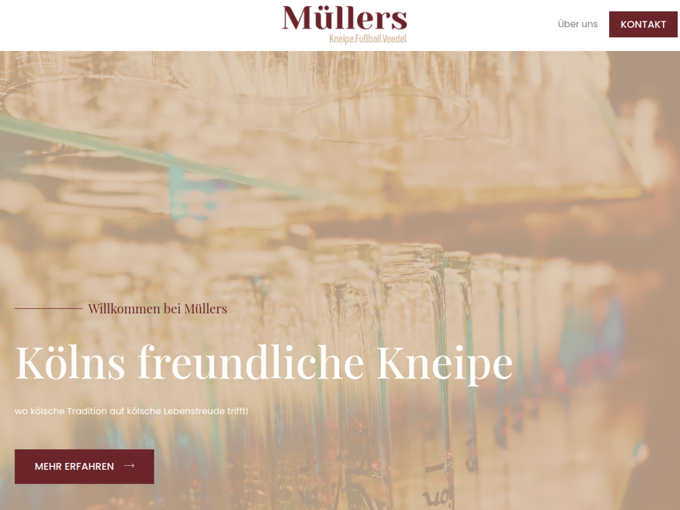 Website-Screenshot von Müllers Ehrenfeld