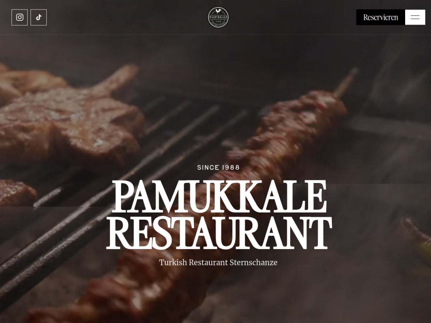 Website-Screenshot von Pamukkale Köz