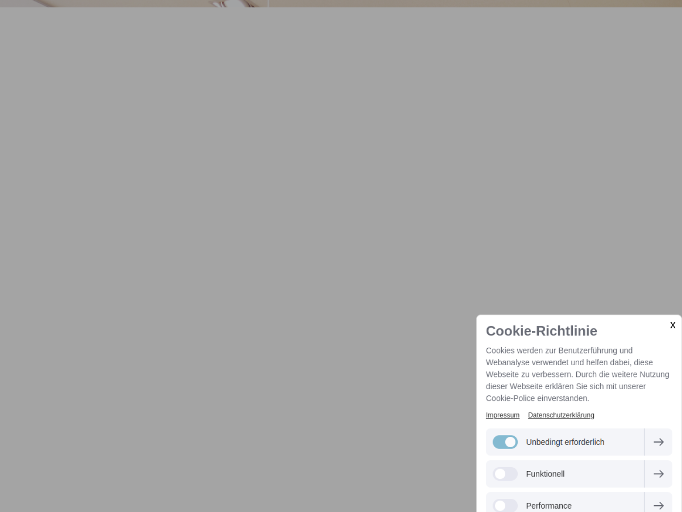 Website-Screenshot von Rumford Apotheke