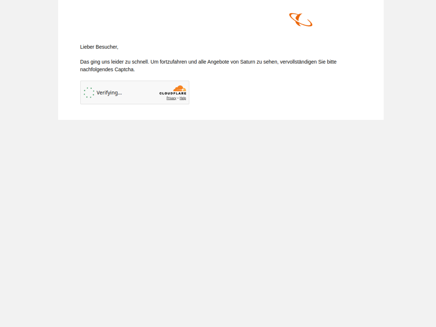 Website-Screenshot von Saturn