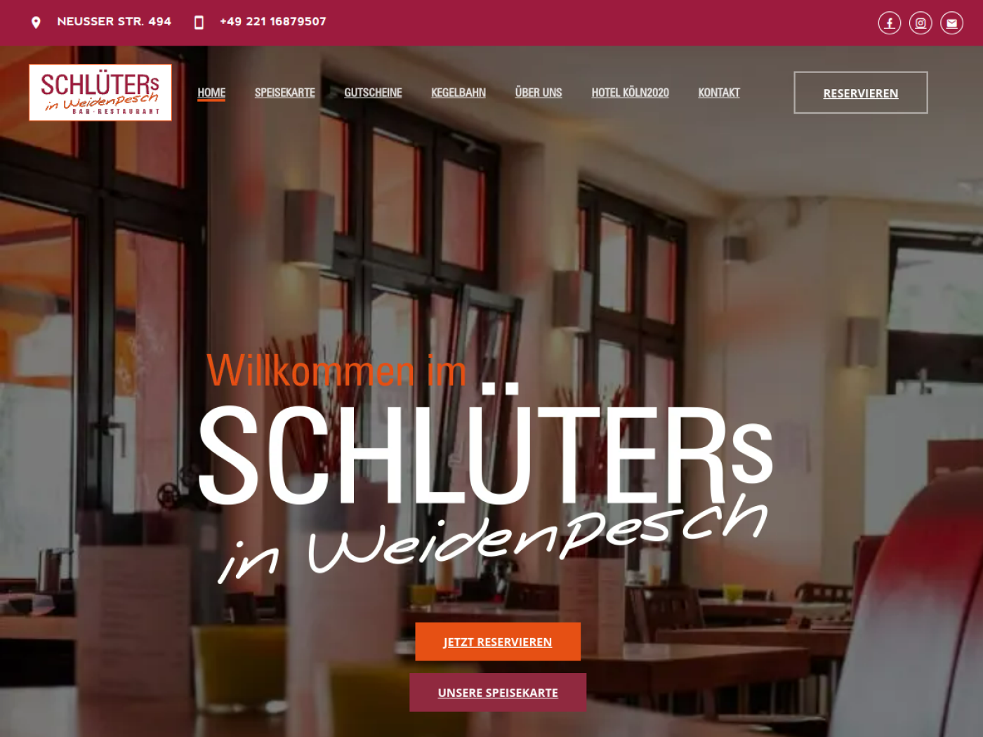 Website-Screenshot von Schlüters