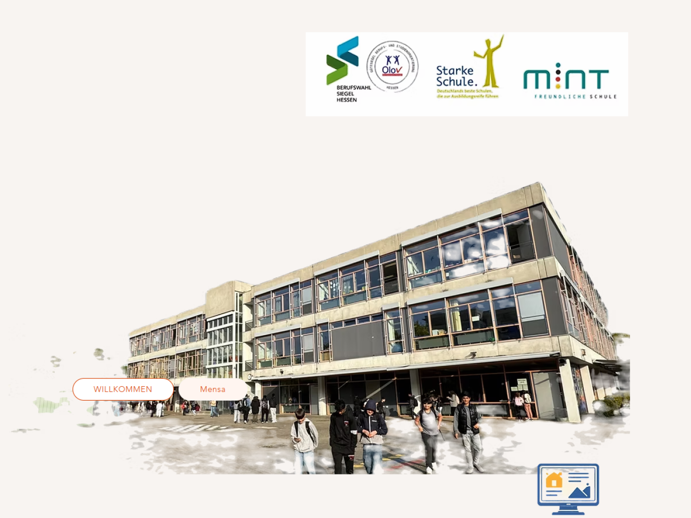 Website-Screenshot von Schule am Mainbogen