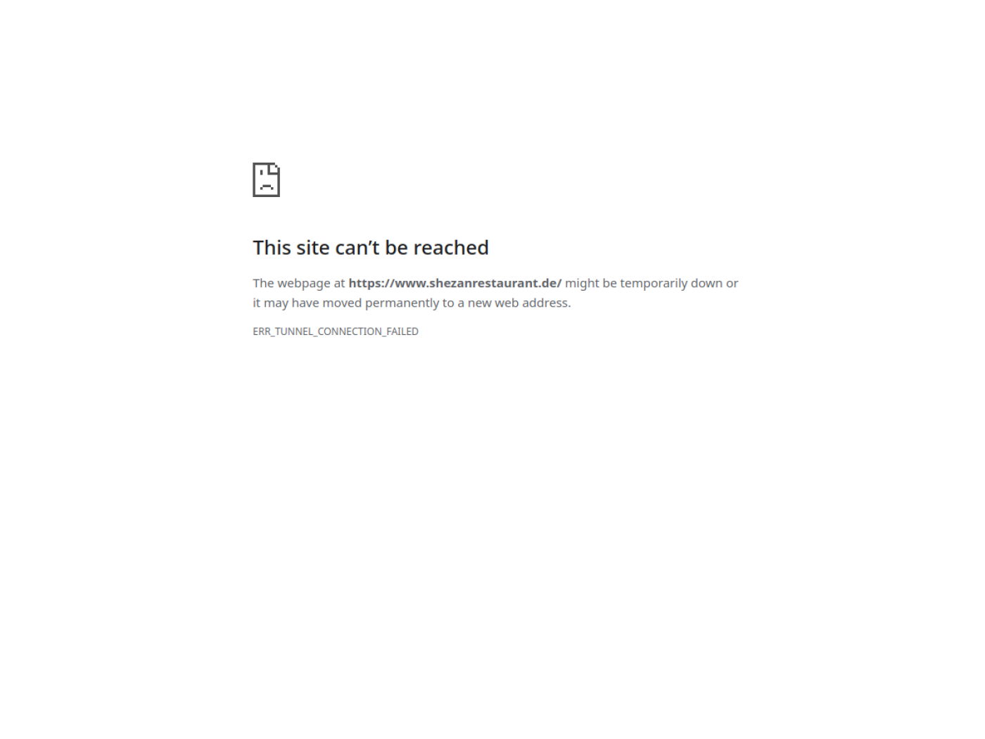 Website-Screenshot von Shezan