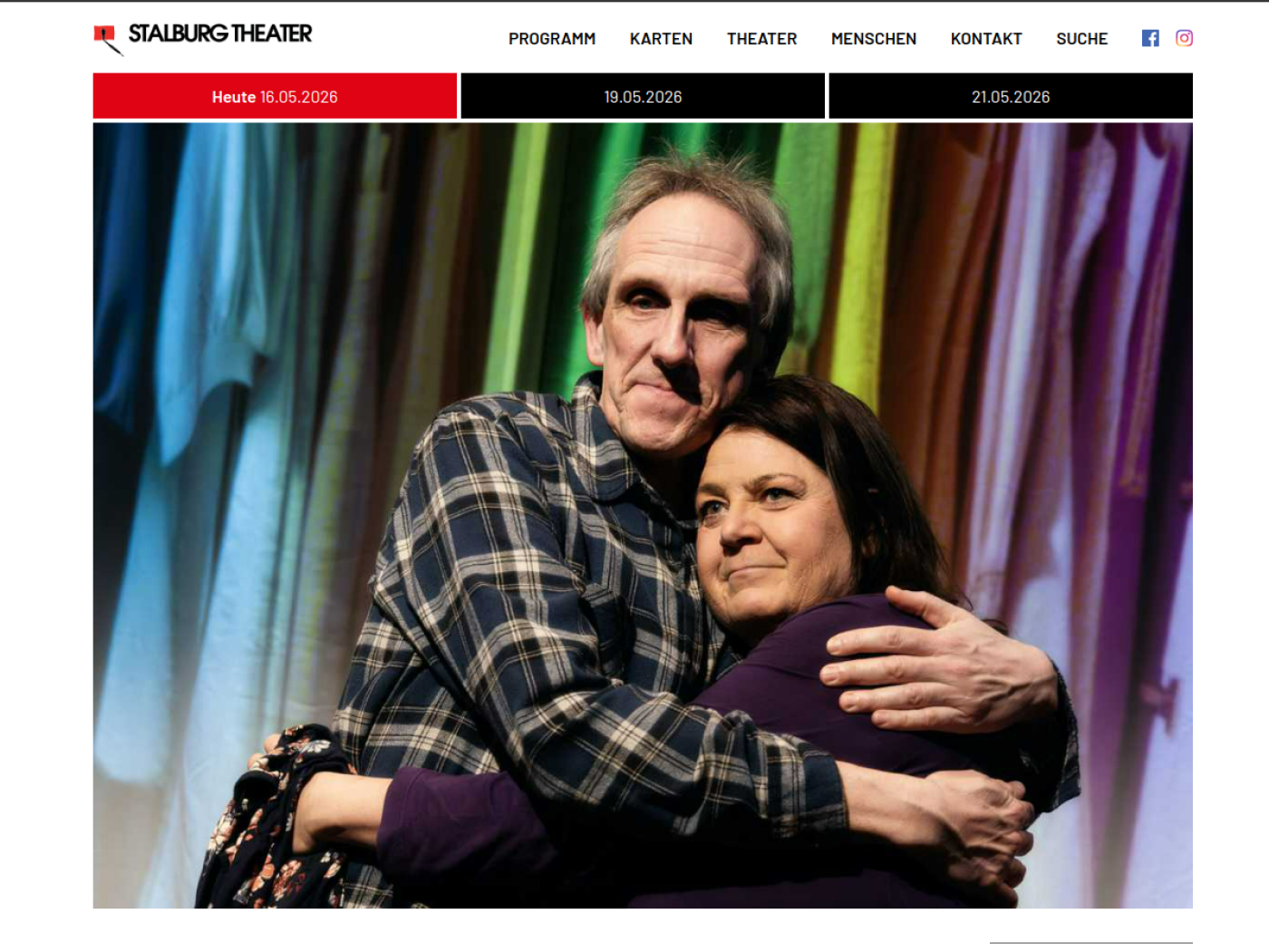 Website-Screenshot von Stalburg Theater