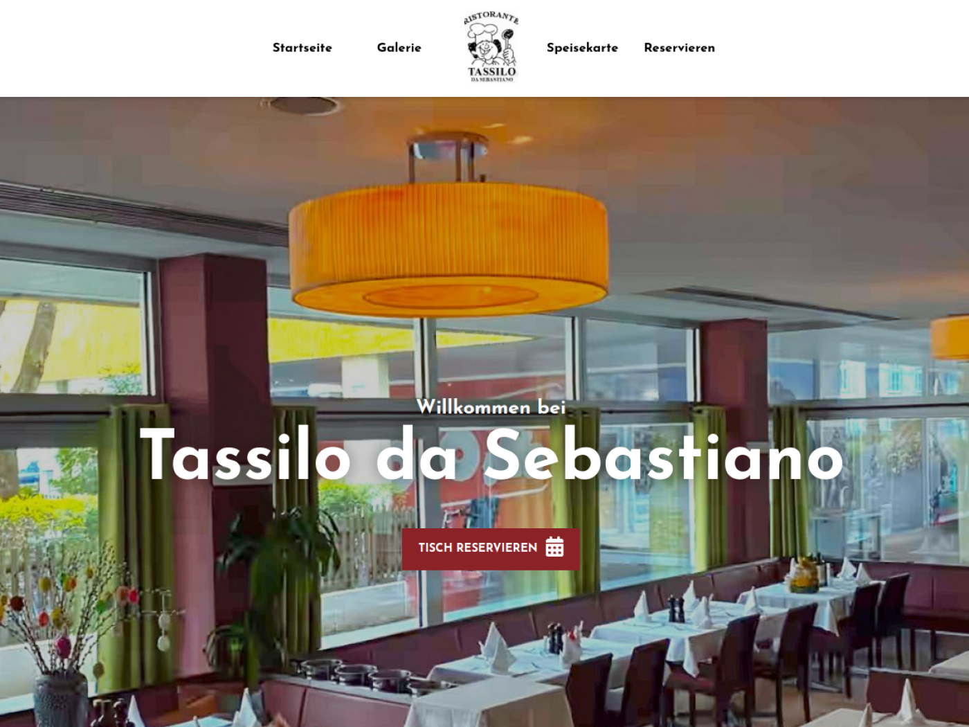 Website-Screenshot von Tassilo da Sebastiano