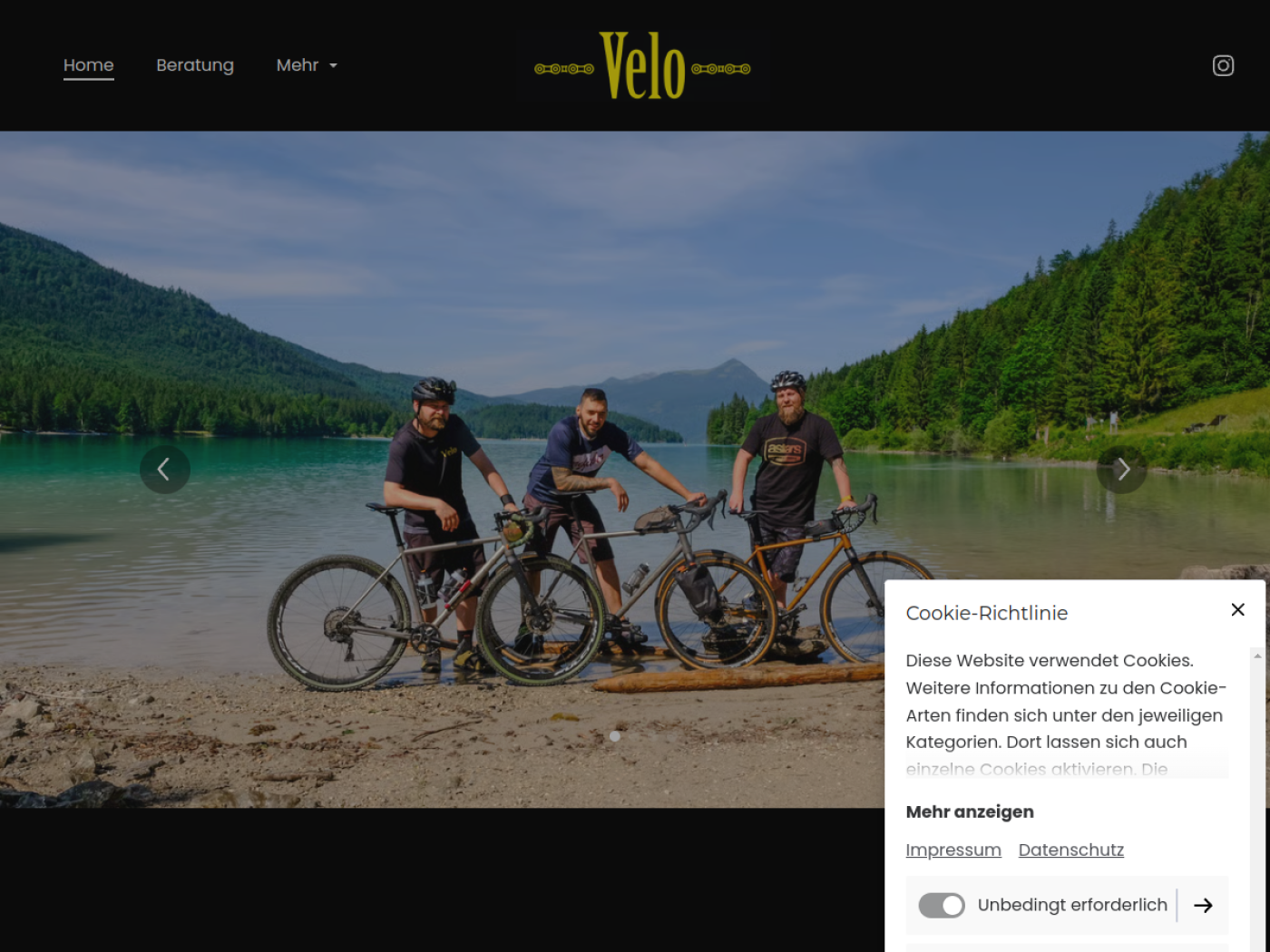 Website-Screenshot von Velo am Ostbahnhof - Werkstatt