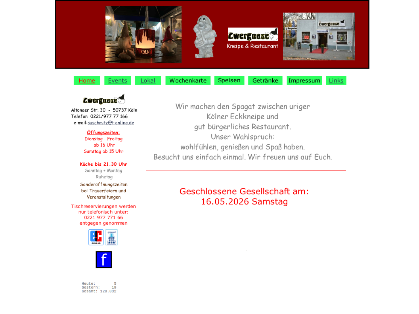 Website-Screenshot von Zwergnase