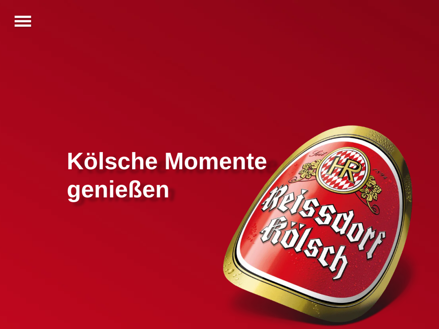Website-Screenshot von Privat-Brauerei Heinrich Reissdorf