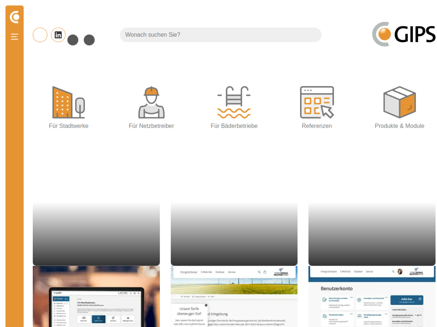Website-Screenshot von Stadtwerke Neu-Isenburg
